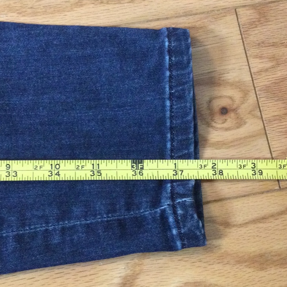 6 Talbots Heritage Ankle Side Zip Blue Denim Jeans - Picture 12 of 16